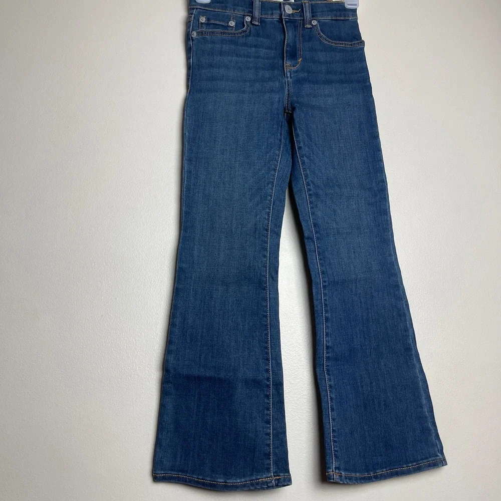 Levis Youth Flare Jeans Medium Wash‎ Denim Pants 726 Flare Size M 7/8 NWT